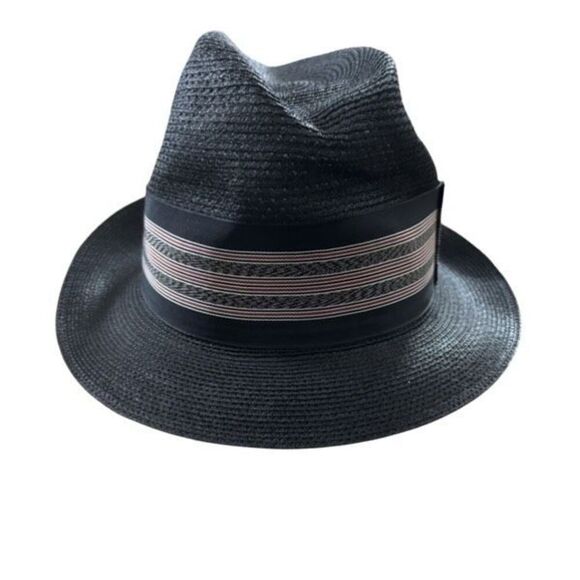 Resistol Self Conforming Size 6 3/4 Black Fedora Hat - Picture 3 of 11